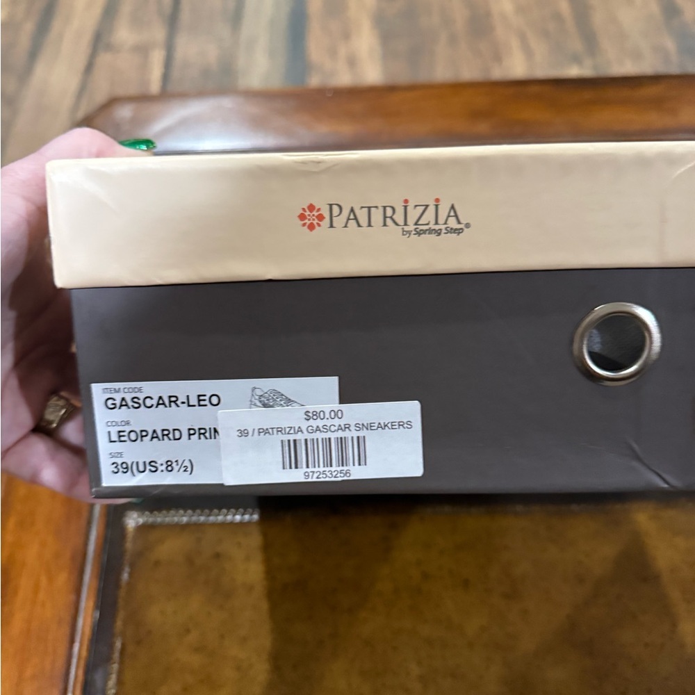 Patrizia Spring Step Leopard and Gold Glitter Sneakers - Picture 10 of 10